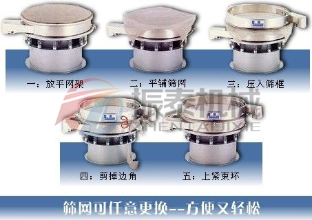 超聲波振動篩更換篩網步驟